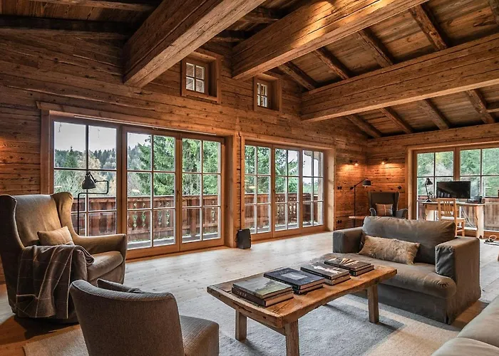 Chaletwk - Luxury Old Wood Mountain In A Sunny Secluded Location With Gym, Sauna & Whirlpool *