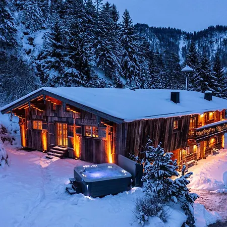 别墅 Luxury Old Wood Mountain In A Sunny Secluded Location With Gym, Sauna & Whirlpool